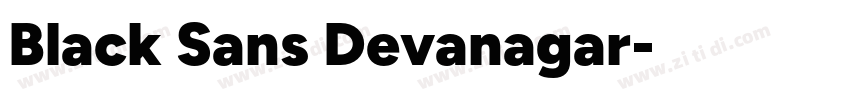 Black Sans Devanagar字体转换 Black Sans Devanagar字体转换